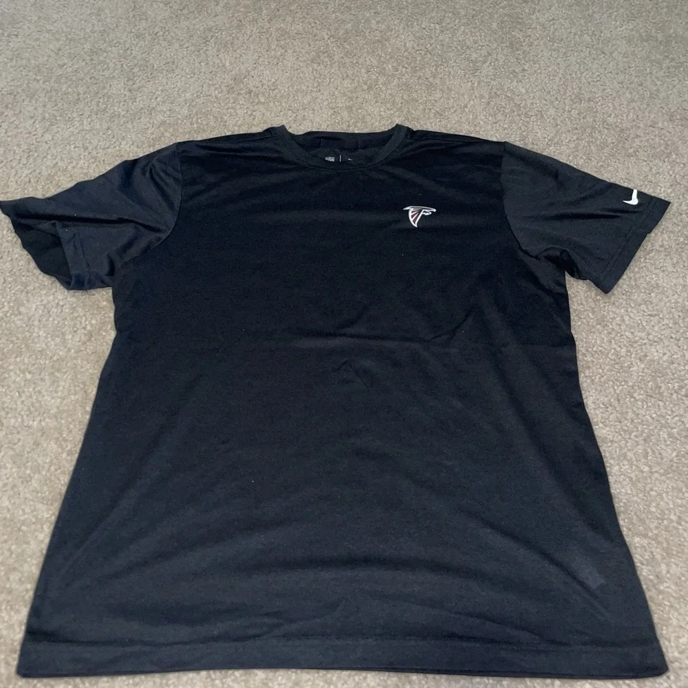 Nike NFL Onfield Atlanta Falcons Dri-FIT Black Short Sleeve T-Shirt Mens Medium